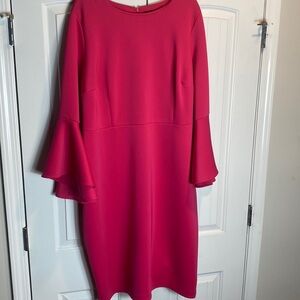 Eloquii bell sleeve scuba dress (Sz 24)